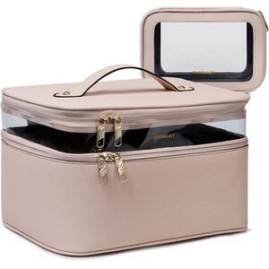 Pink Travel Makeup Bag